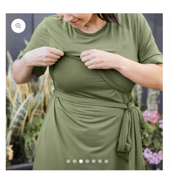 Kindred Bravely Elena Nursing and Maternity Tie Dress - Picture 2 of 5
